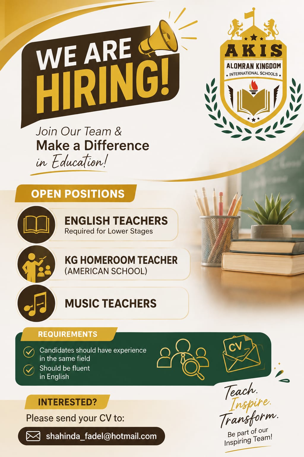 Accepted Jobs
